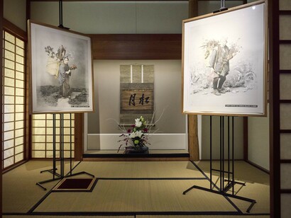 Hanauri. The Japan of the flower sellers, exhibition view. Courtesy of Museo d’Arte Orientale