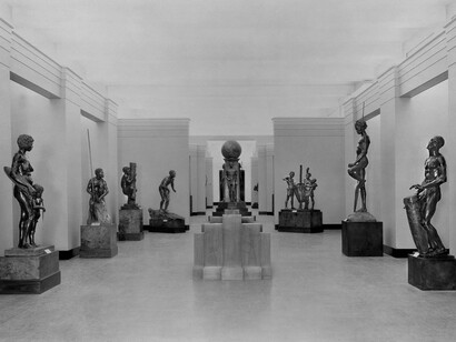 In 1933, the Field Museum debuted an exhibition called The Races of Mankind. The exhibition featured artist Malvina Hoffman’s 104 bronze statues of people from around the world as illustrations of “racial types". Malvina Hoffman. Courtesy of Field Museum