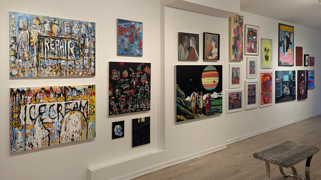 Various artists, The emotive power of color, exhibition view. Courtesy of Van
Der Plas Gallery