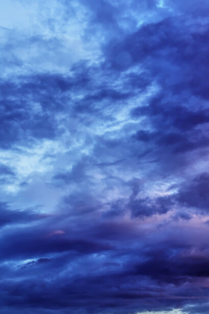 The beautiful cloudy sky invites introspection; interactions with nature provide windows into one's soul