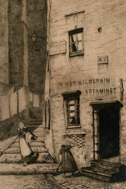 Joseph Malachy Kavanagh, 1856-1918, Palingbrug, Antwerp, 1883, Photo © National Gallery of Ireland