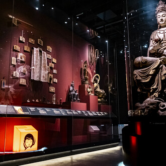 Les archives de la diversité humaine, vue de l’exposition. Avec l’aimable autorisation du Musée d’ethnographie de Genève