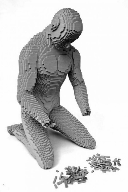 Nathan Sawaya. “Hands”