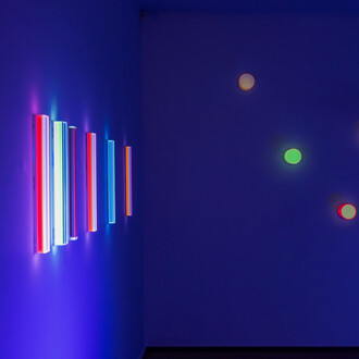 Regine Schumann, Between color and light, exhibition view. Courtesy of Rafael Pérez Hernando Gallery