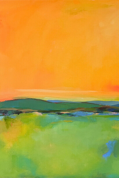 Neelam Padte, Citrus kiss at twilight. Courtesy of Peninsula Gallery