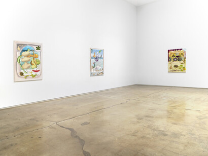 Hadi Alijani, The mutilated gaze, exhibition view. Courtesy of Michael Kohn Gallery
