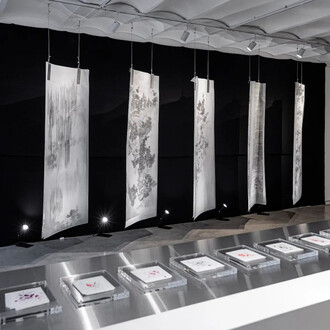 Michelle Dabul, Fandake, exhibition view. Courtesy of Praxis Gallery