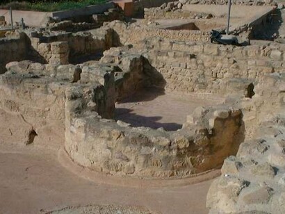 Ladera Sur-Oeste del Tossal de Manises, sobre la cual cree haberse descubierto un templo romano, Alicante, España