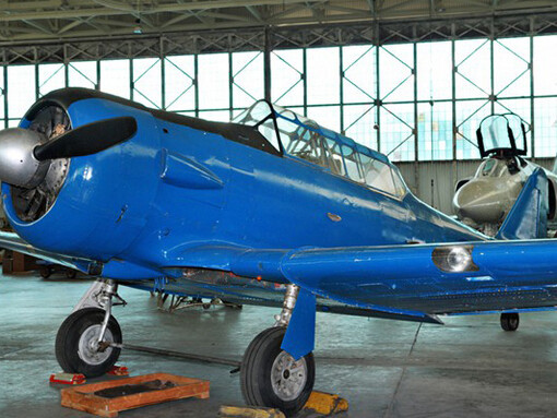 North American T-6 Texan. Courtesy of Pearl Harbor Aviation Museum