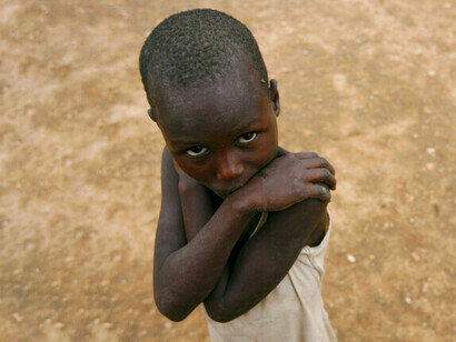 Enfant dans l'extrême pauvreté, Afrique