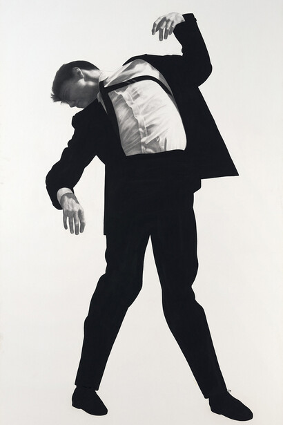 Robert Longo: Untitled (Eric), 1981. Courtesy of Albertina Museum
