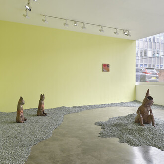 Leiko Ikemura, El jardín nocturno, exhibition view. Courtesy of Lisson Gallery