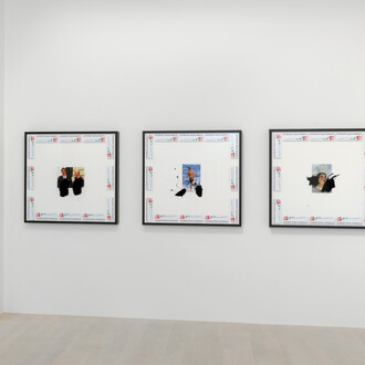 Jordan Wolfson, 2023, installation view. Artwork © Jordan Wolfson, photo by Annik Wetter. Courtesy Gagosian