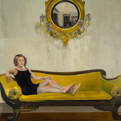 Yellow Sofa 40x40