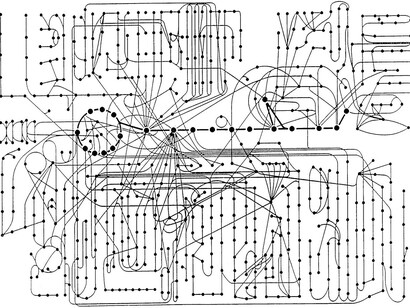 Part of the metabolic map of Esterichia Coli