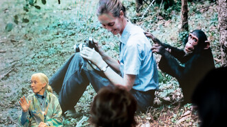 Jane Goodall, founder of the Jane Goodall Institute (USA), speaking during the session “Close Encounters with Jane Goodall and Skye Meaker” at the World Economic Forum Annual Meeting 2019 in Davos, Switzerland, on January 22, 2019