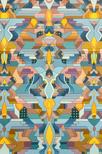 Deca, Koi pond, 2024. Courtesy of Bitfactory Gallery