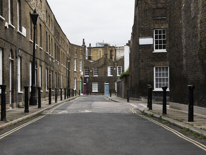 The old streets of London, England