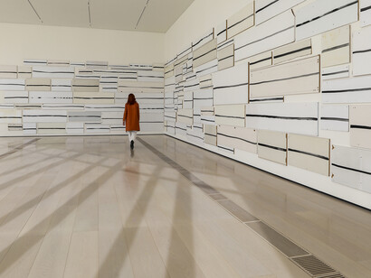 Silvia Bächli, Partitura (score), exhibition view. Courtesy of Centre Botín