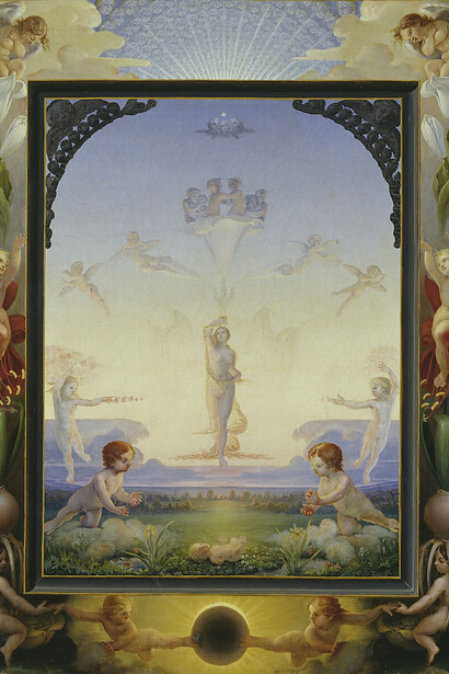 Philipp Otto Runge, Der Morgen (erste Fassung), 1808. Courtesy of Hamburger Kunsthalle