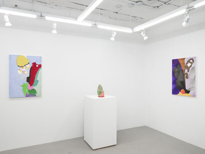 Leslie Baum, A garden in a vase, echoes, exhibition view. Courtesy of Nicelle Beauchene Gallery