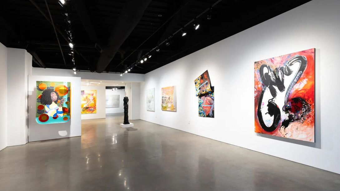 Various artists, The space we exist in, exhibition view. Courtesy of Heather Gaudio Fine Art