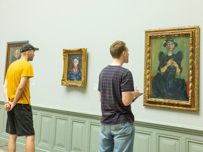 Chaïm Soutine, Against the current, exhibition view. Courtesy of Kunstmuseum Bern