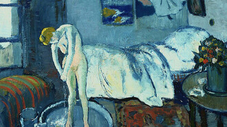 Pablo Picasso, Blue Room, 1901, Oil on canvas, 50.5 x 52 cm., The Phillips Collection, Washington, D.C., USA