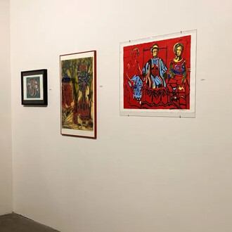 Various artists, Editions: prints and drawings, 1960s-present exhibition view. Courtesy of Skoto Gallery