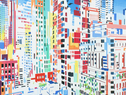 Ben Schwab, Parallel series 36. Courtesy of George Billis Gallery