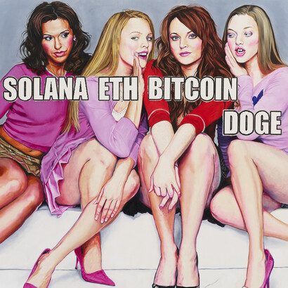 Christine Tien Wang, Mean girls crypto, 2024. Courtesy of the artist and The Hole, 2024