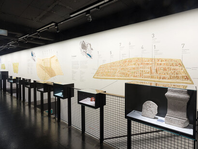 Römermuseum, exhibition view. Courtesy of Musa Museum