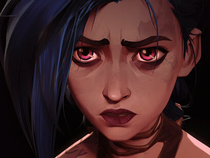 Close up shot of Jynx, the major driving force behind the narrative