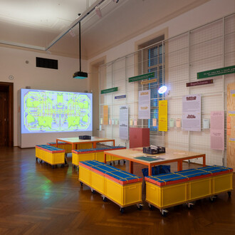 Open space. A room for many voices, exhibition view. Courtesy of Weltmuseum Wien