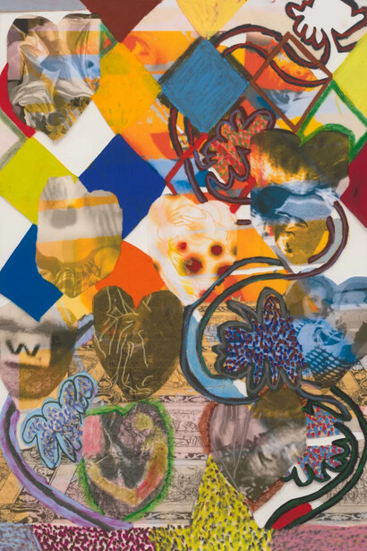 Gaby Collins-Fernandez, Checkered, 2024. Courtesy of Rachel Uffner Gallery