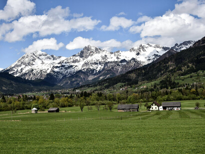 A typical view of the Alpine foothills