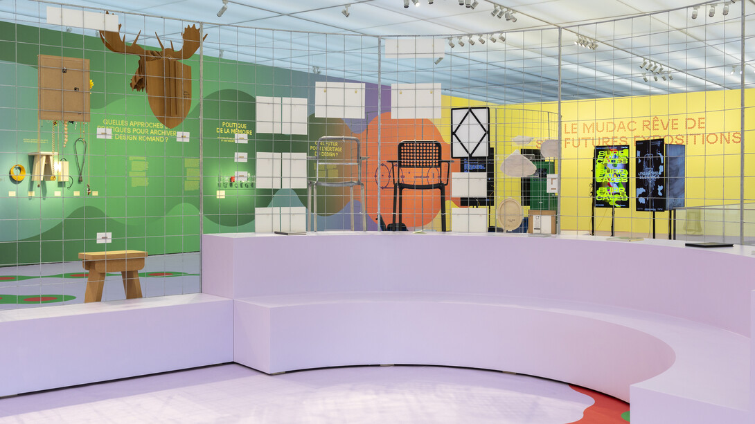 Verschiedene Künstler, Archives du design romand, Ausstellungsansicht. Mit freundlicher Genehmigung des Mudac
