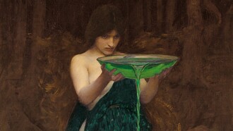 John William Waterhouse, Circe Invidiosa, 1892, particolare. Art Gallery of South Australia, Adelaide, Australia