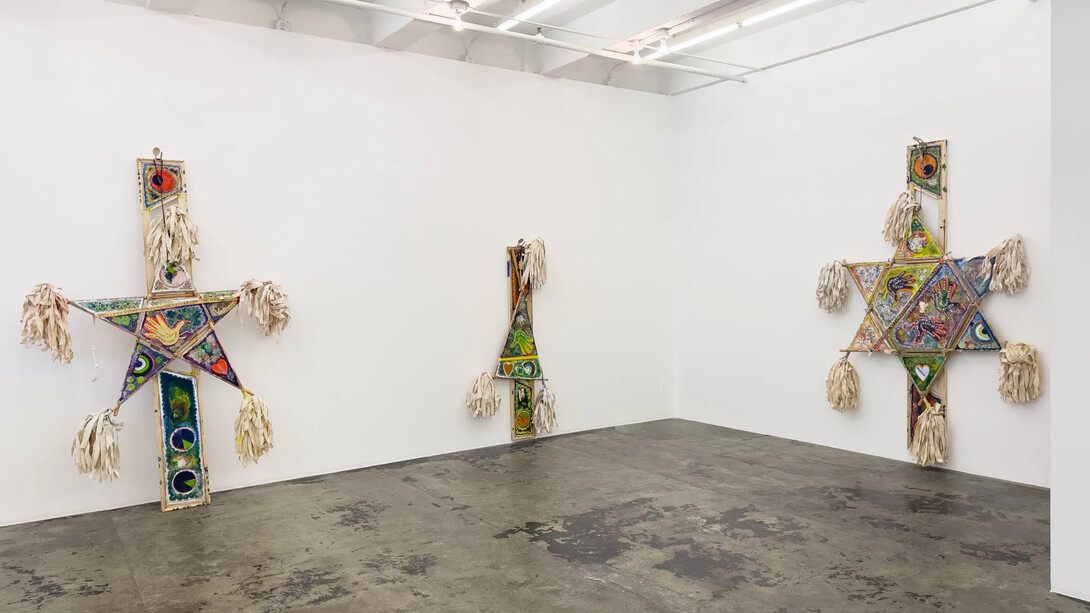 Mike Cloud, Holistic abstraction, exhibition view. Courtesy of Thomas Erben Gallery