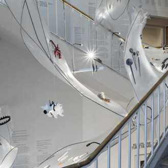 õhuLoss, Castle in the air, exhibition view. Courtesy of Estonian Museum of Applied Art and Design