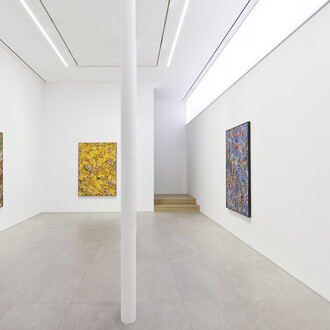 Hun Kyu Kim, The prayers, exhibition view. Courtesy of Perrotin