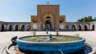 The Malek Mosque (Persian: مسجد ملک کرمان, romanized: Masjid-e Malik; Arabic: مسجد ملك), also called the Imam Mosque (transl. Masjid-i imam), is a mosque is located in Kerman, Iran