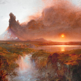 Frederic Edwin Church, Cotopaxi (detail), 1862. Courtesy of DIA