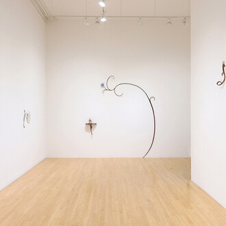 Mary Carlson, Summer garden, exhibition view. Courtesy of Kerry Schuss Gallery