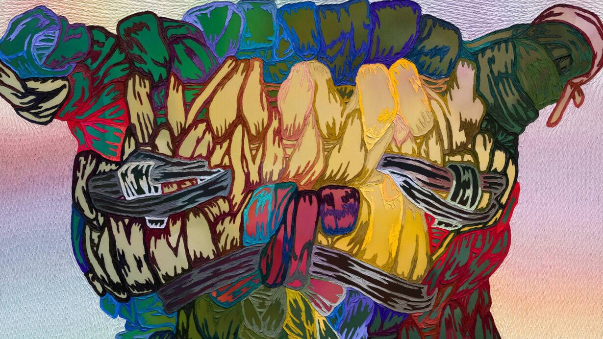 Ishi Glinsky, My friend Fred, 2024. Courtesy of P·P·O·W Gallery
