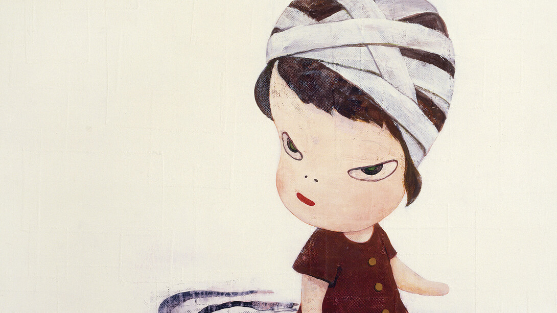 Yoshitomo Nara, In the deepest puddle II, 1995. Courtesy of Guggenheim Museum Bilbao