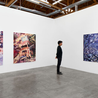 Installation view of the exhibition Atmosphere by Melinda Braathen at Baert Gallery.
Courtesy Melinda Braathen
and Baert Gallery. Photo by
Paul Salveson