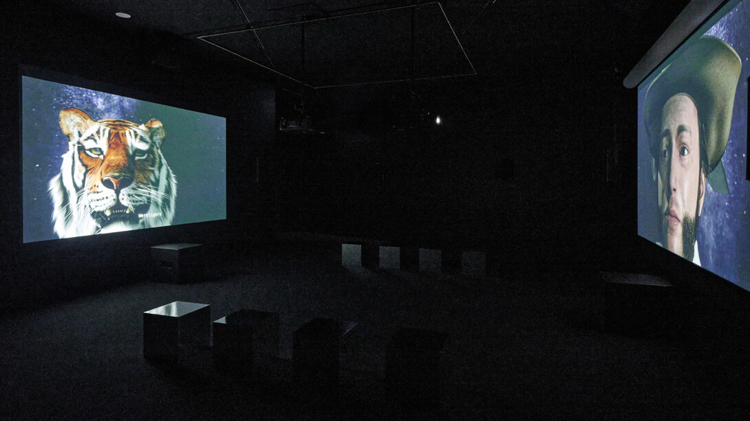 Ho Tzu Nyen, Time and the tiger, exhibition view. Courtesy of Mudam