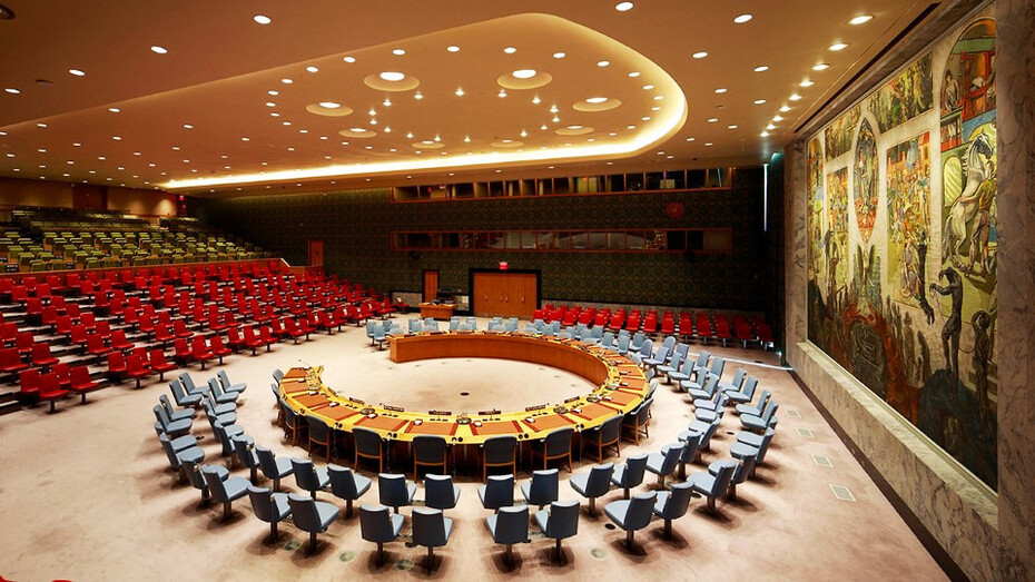 The Security Council Chamber in New York stands as a stark reminder of the global power dynamics that shape international conflict and cooperation, dominated by the United States, China, and Russia
