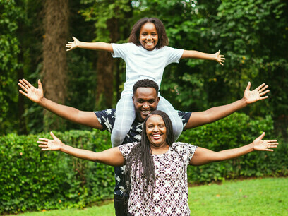 A family learning patience and impulse control as they spend time together